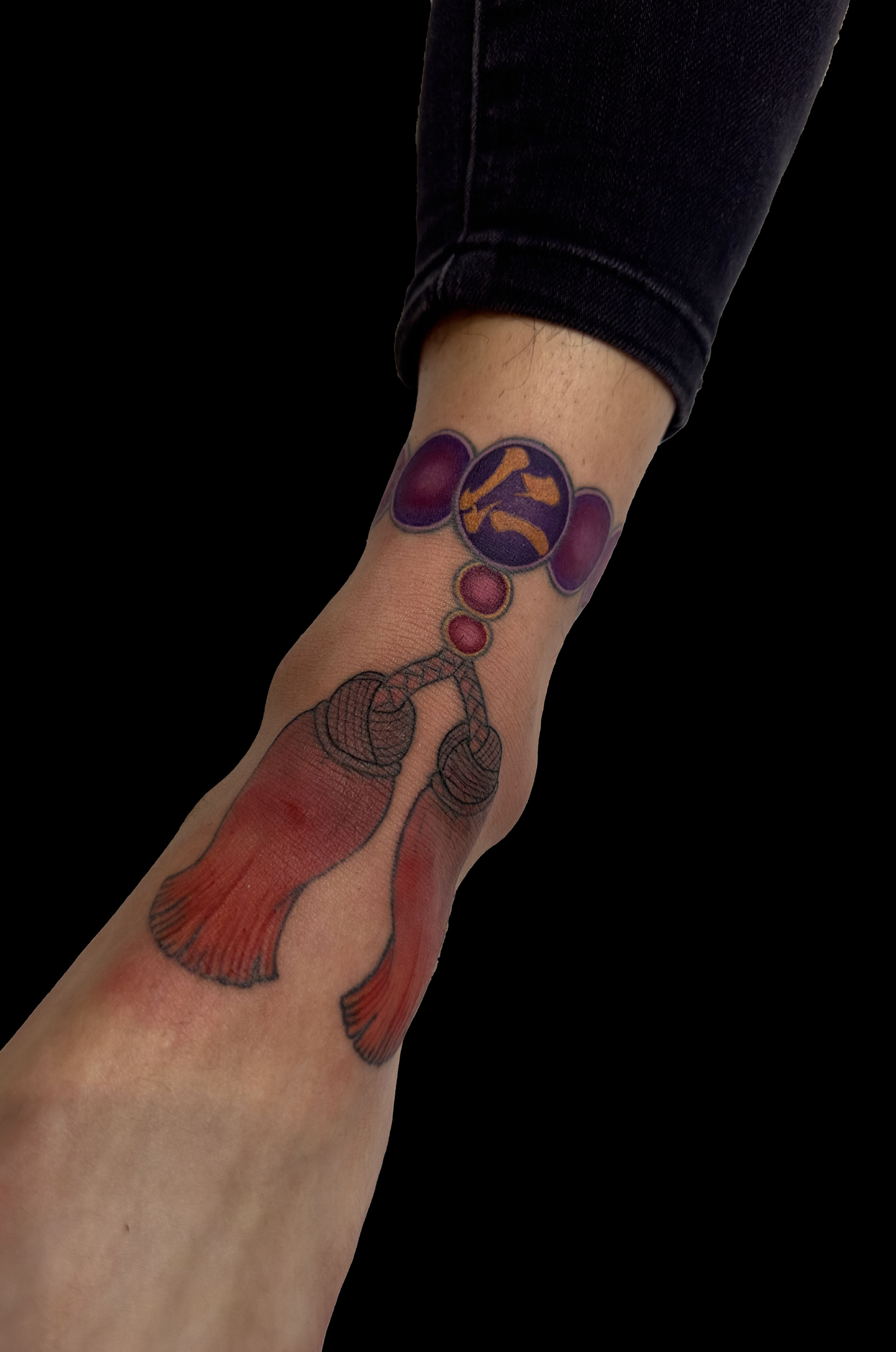 数珠<br>足首 仁