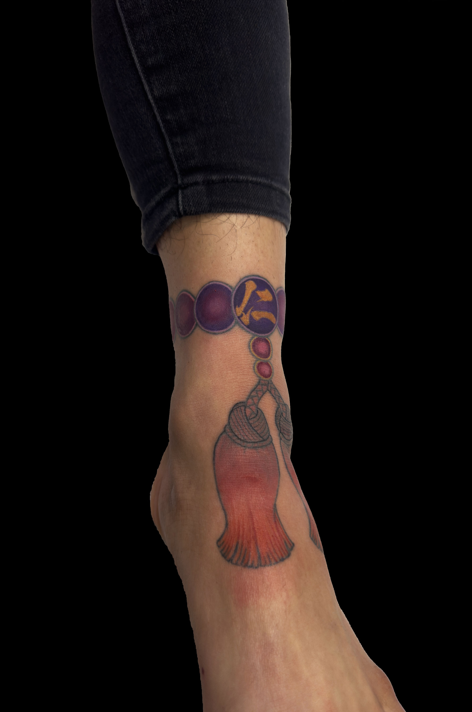 数珠<br>足首 仁