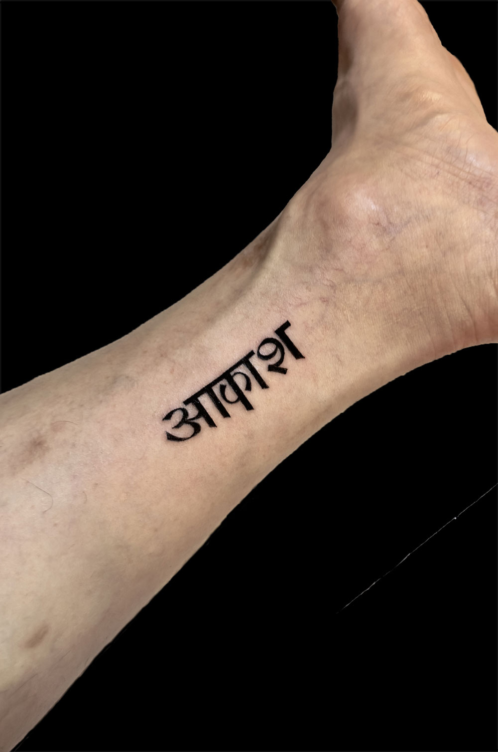 レタリング<br>足首