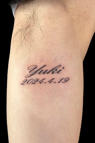 レタリング<br>yuki